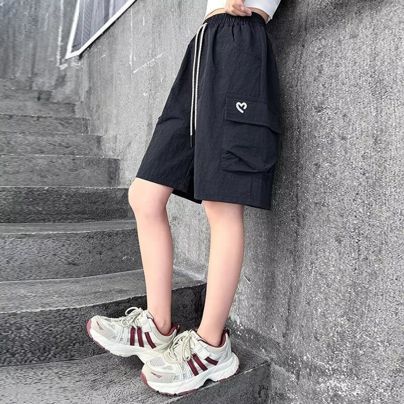 Shorts for Girls Summer Lightweight Mid-Length Pants for Kids and Teens Boys' Stylish Trousers