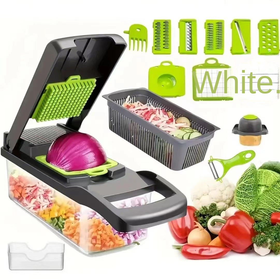 Coupe-légumes multifonction avec lames interchangeables – Set complet