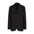 Loose Casual Solid Color Blazer Long Jacket for Men and Women