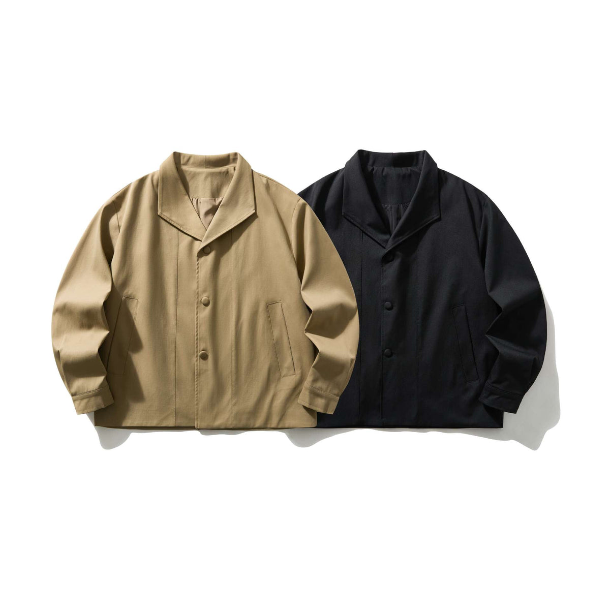 Casual Retro Blazer with Notch Lapel for Men Simple and Minimalist Commuter Top