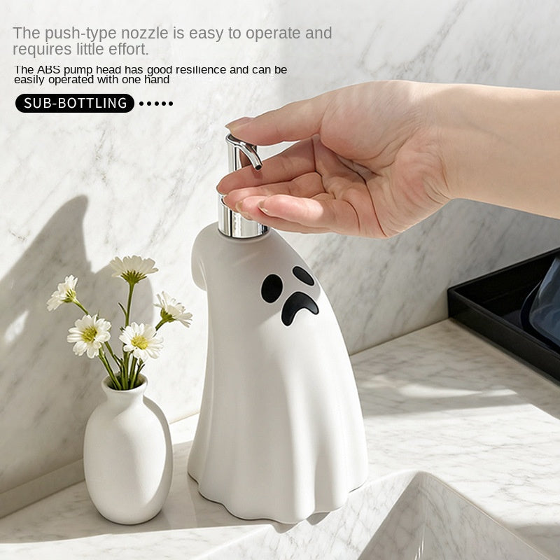Distributeur de savon décoratif Fantôme en résine