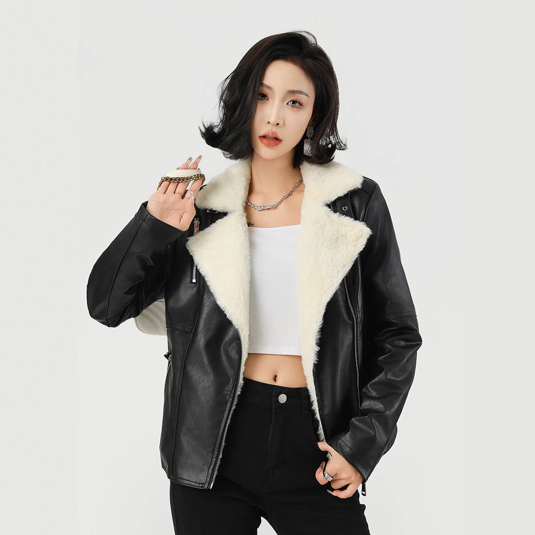 Thick coat jacket for winter women