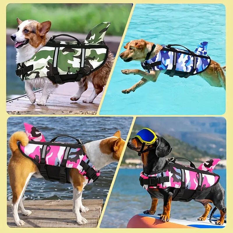 Gilet de sauvetage pour chien - Réglable, léger et haute flottabilité