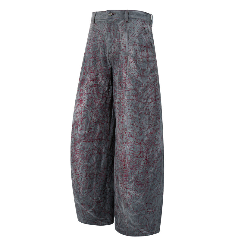 Jeans Men's Unique Personality High-quality Long Pants for Men