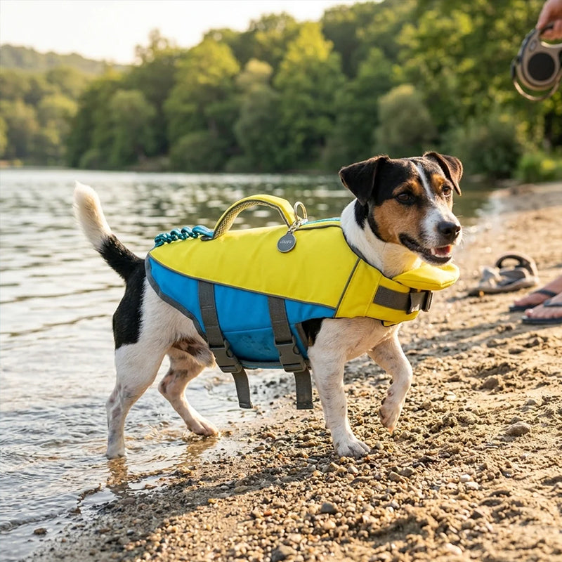 Gilet de sauvetage pour chien - Réfléchissant, réglable et haute flottabilité