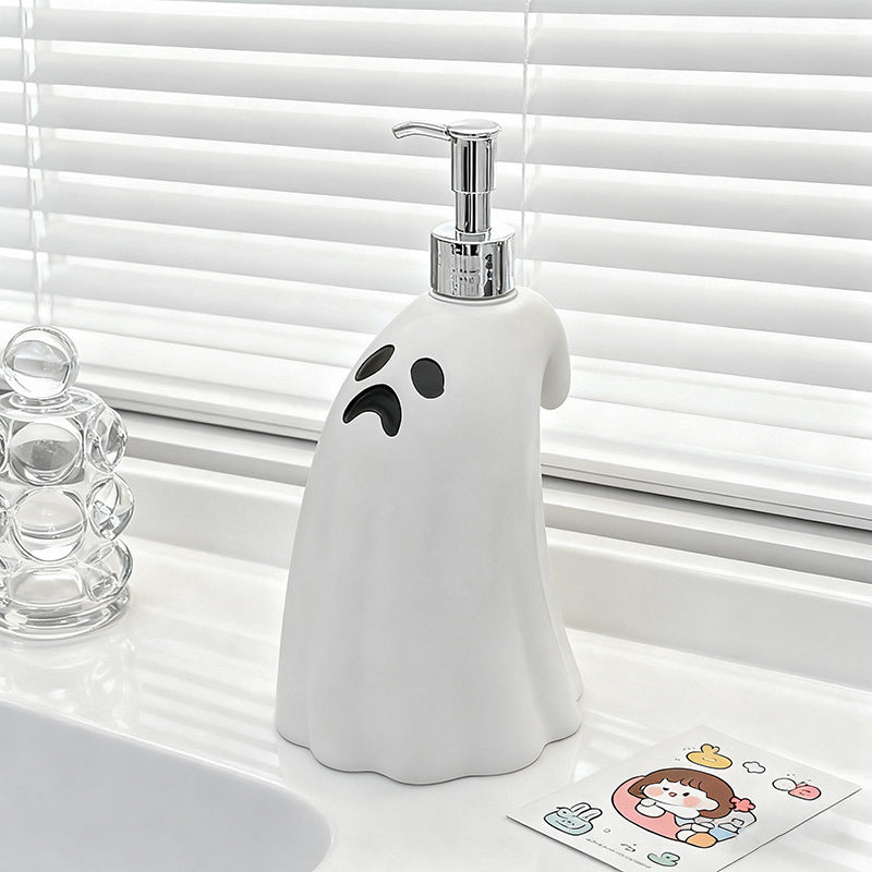 Distributeur de savon décoratif Fantôme en résine