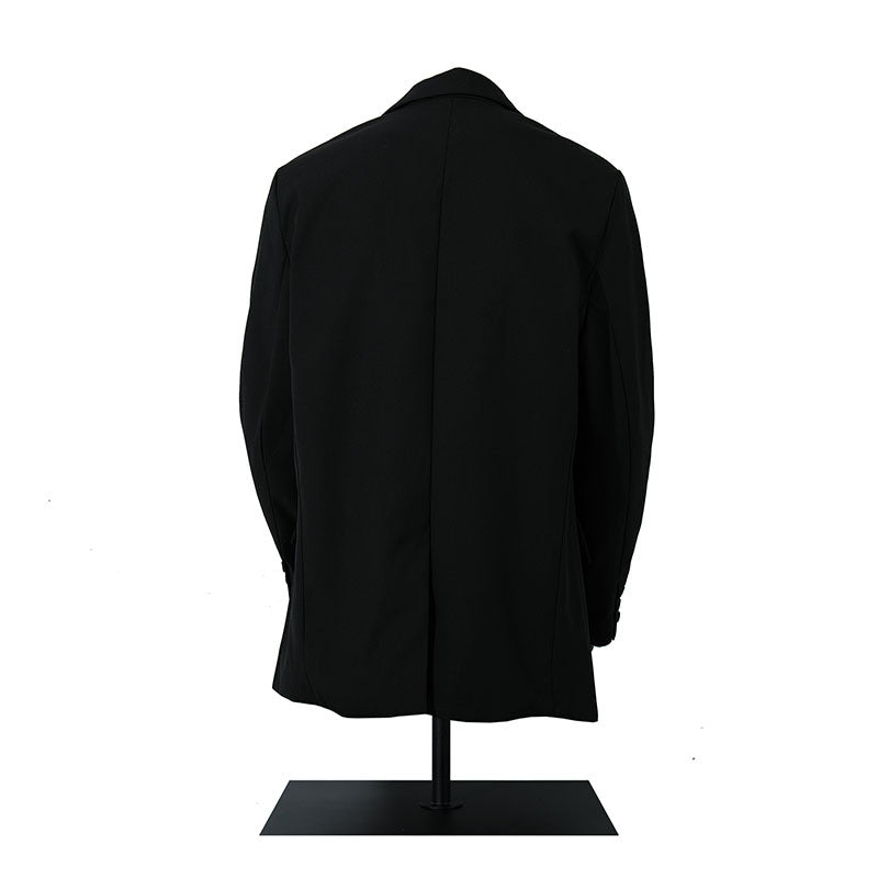 Black Suit Jacket for Men and Women Loose Fit Casual Design Sense Blazer