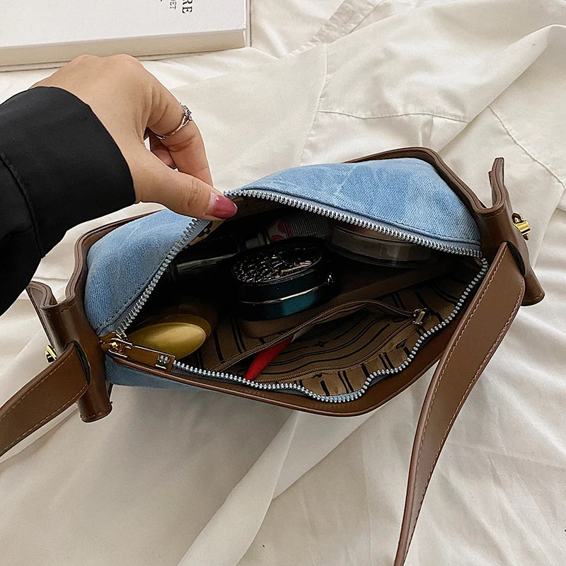 Sac à main femme en PU – Style décontracté avec fermeture zippée