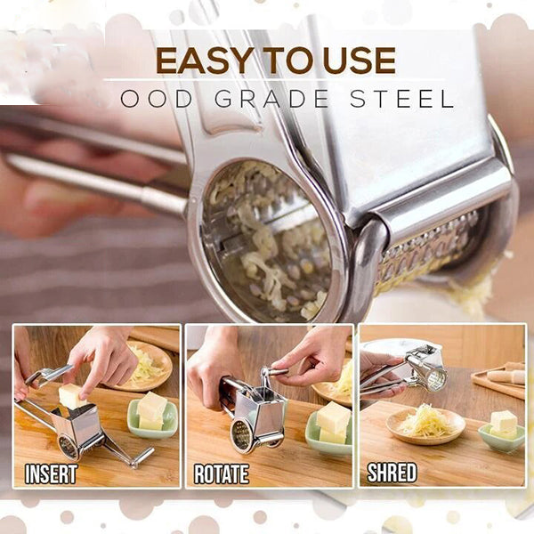 Râpe de cuisine multifonction en acier inoxydable 304