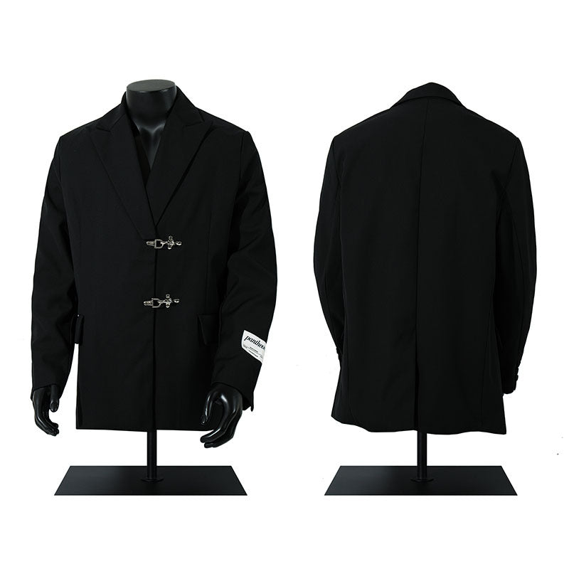 Black Suit Jacket for Men and Women Loose Fit Casual Design Sense Blazer