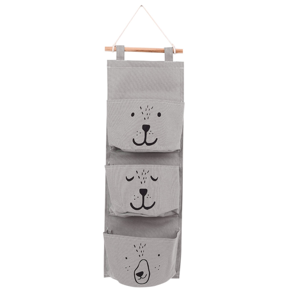 Handbag Hanging Organizer Bags Hanging Wardrobe Organizer Wall Hanging Bag 3 Pocket Hanger Bathroom Baby Hanging Bag Can Folding