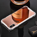 Luxury Plating Mirror Phone Case Cover For iPhone 7 Case Silicon For iPhone 6 6S 8 Plus X 10 XR XS XS Max Case Coque