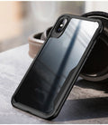 LUPHIE Shockproof Armor Case For iPhone XS XR 8 7 Plus Transparent Case Cover For iPhone 6 6S Plus 5 XS Max Luxury Silicone Case