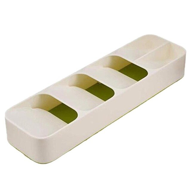 Organiseur de couverts compact pour tiroir – Multi-compartiments