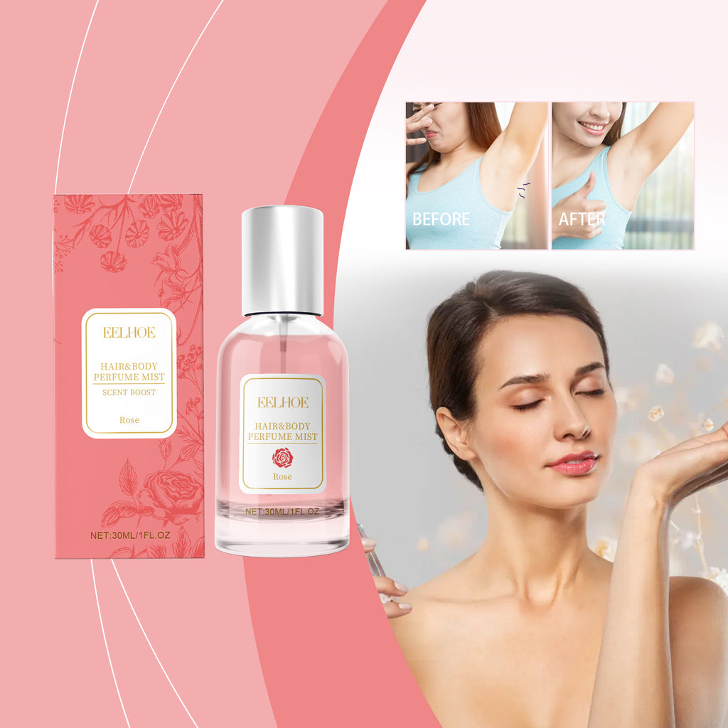 Rose Body Hair Eau De Parfum Spray Fresh And Elegant With Fragrance And Charm Perfume Spray