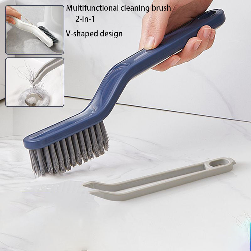 Brosse de nettoyage 2-en-1 pour joints et recoins – Salle de bain