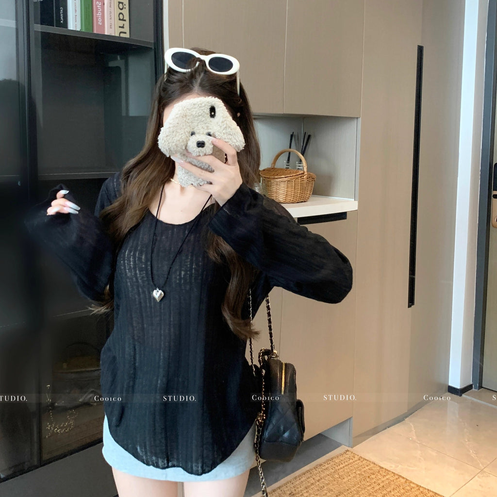 Comfortable Oversized Knit Sweater for Women