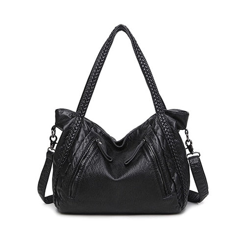 Grand sac à main femme en similicuir – Souple et spacieux