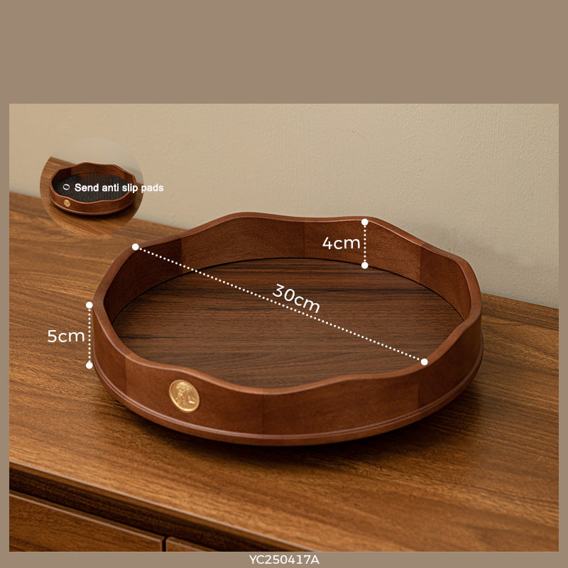 Boîte de rangement cosmétique en bois massif – Organisateur élégant