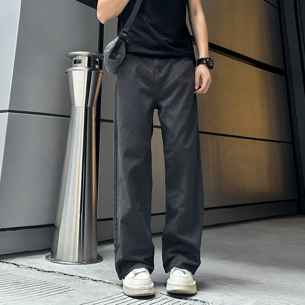 Cleanfit Straight Leg Jeans for Men Slim Fit Denim Pants