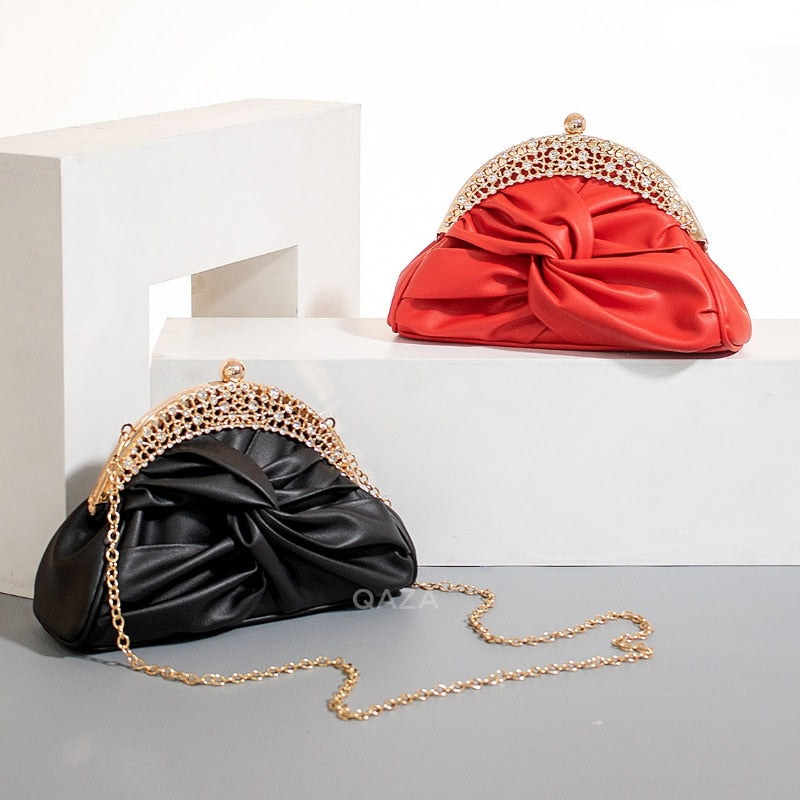 Pochette de soirée femme – Sac élégant avec fermoir doré