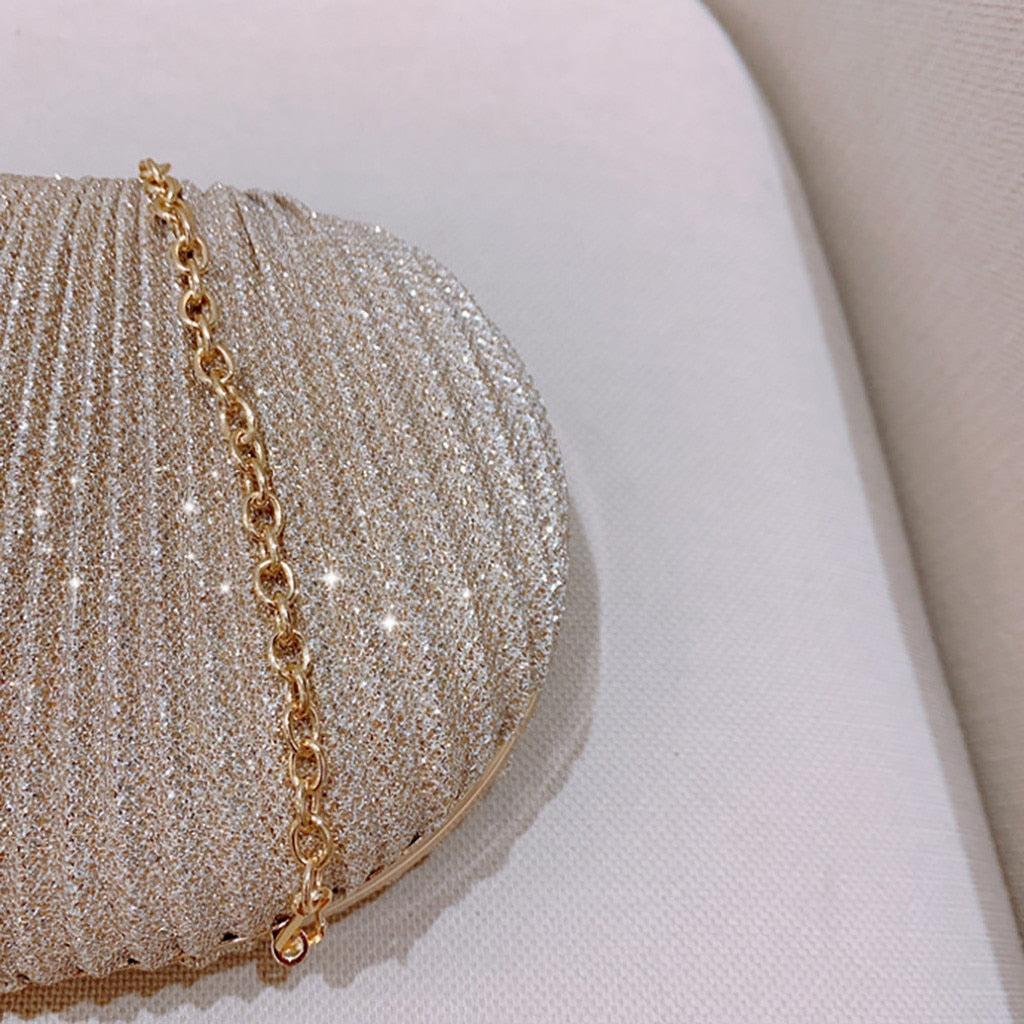 Sac de soirée femme élégant – Pochette rigide à bandoulière