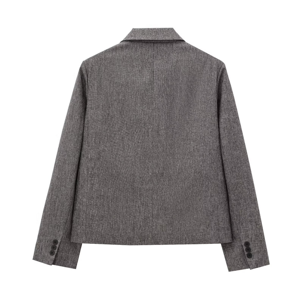 Women's Textured Blazer Jacket + Textured Pants Set