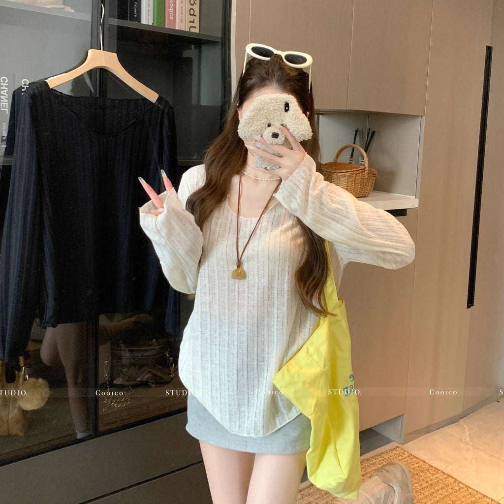 Comfortable Oversized Knit Sweater for Women