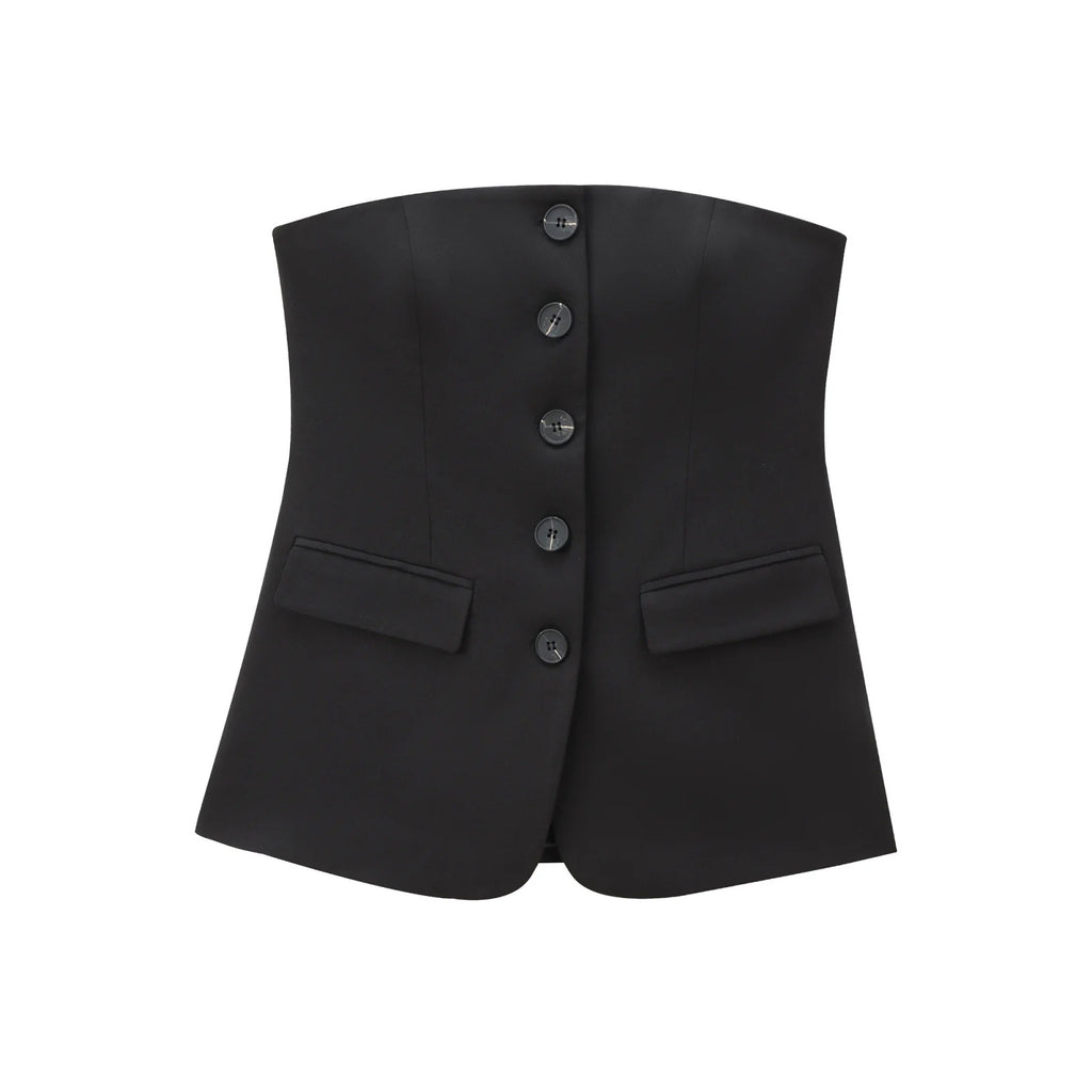 Women's Fashion Fitted Blazer Jacket and Flared Casual Pants Set