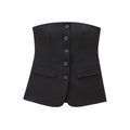 Women's Fashion Fitted Blazer Jacket and Flared Casual Pants Set
