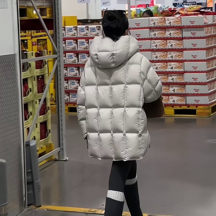 Doudoune oversize femme à capuche – Épaisse et chaude pour l’hiver