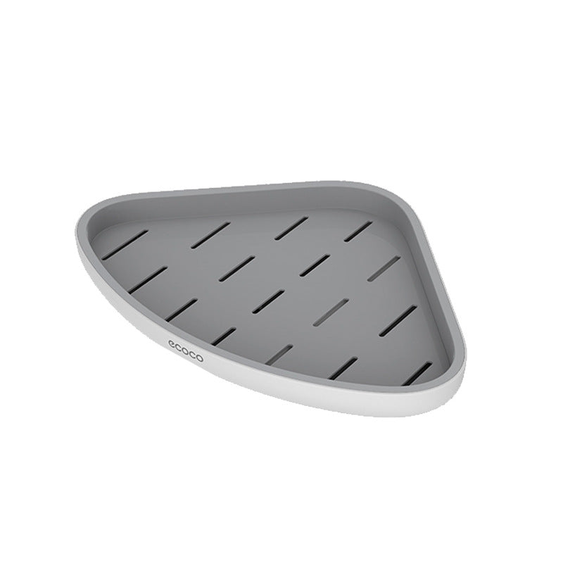 Étagère d’angle pour salle de bain à plusieurs niveaux – Rangement avec drainage