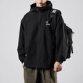 Winter Outdoor Jacket for Men,Casual Hooded Cotton-Padded Coat