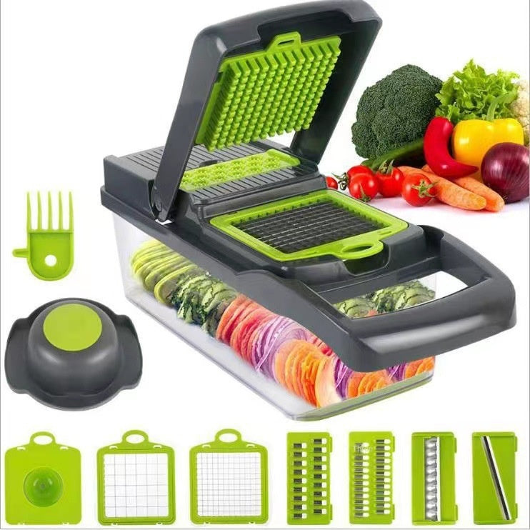 Coupe-légumes multifonction avec lames interchangeables – Set complet