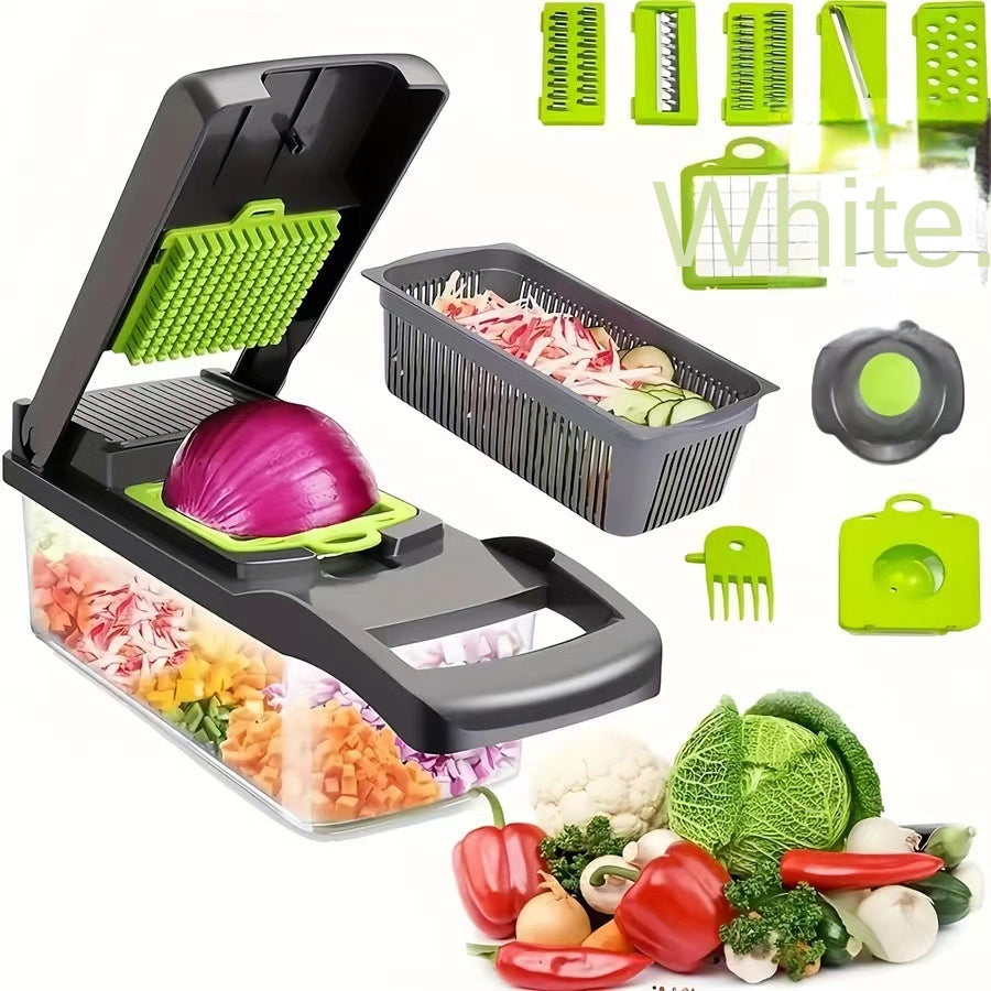 Coupe-légumes multifonction avec lames interchangeables – Set complet