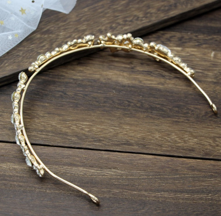 Diadème serre-tête à strass – Accessoire de mariage et cérémonie