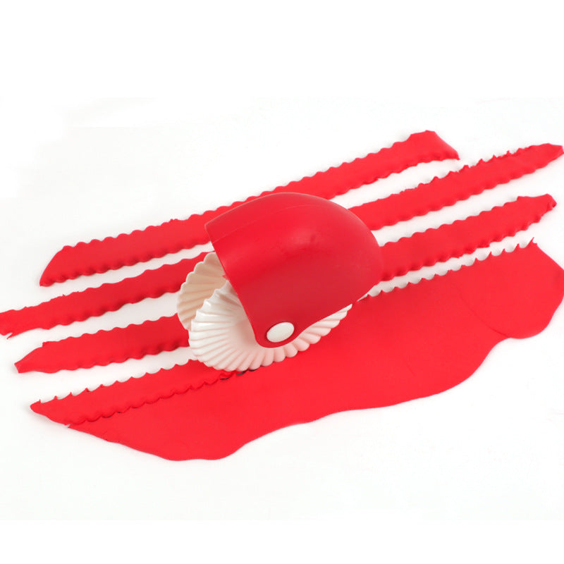 Roulette coupe-pâtes manuelle – Découpe ondulée pour pâtes et raviolis