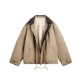 Lapel Loose Versatile Winter Cotton Coat Men Detroit Jacket