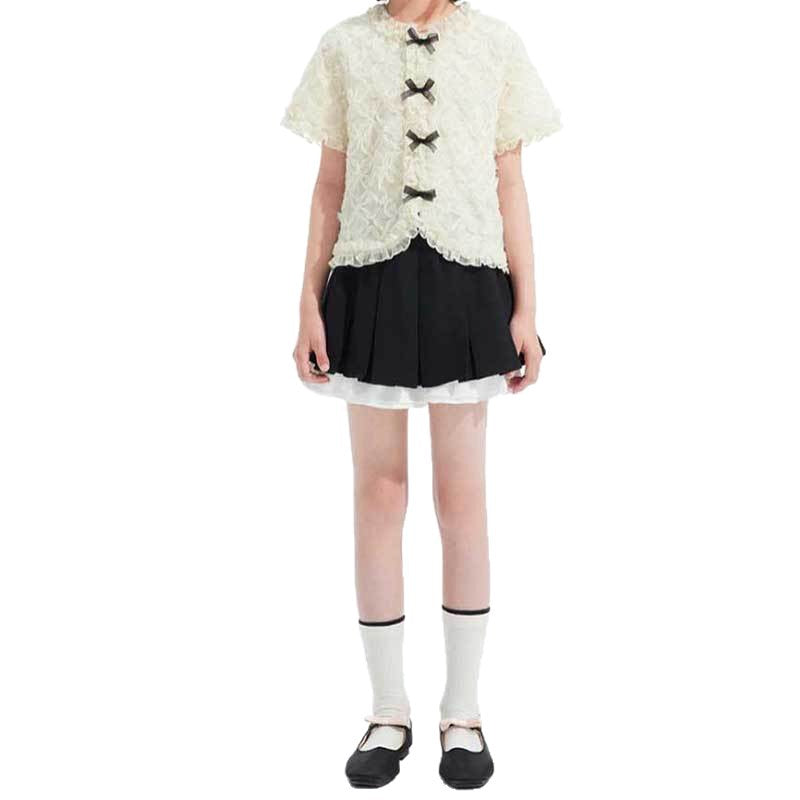 Haut fille en coton sans manches – Style décontracté