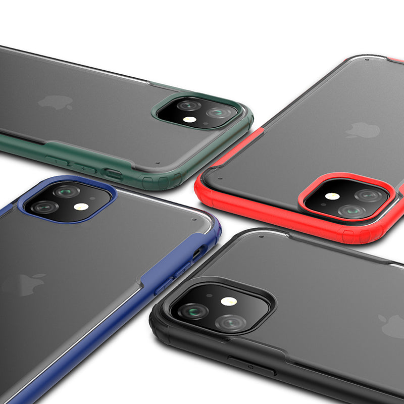 For iPhone 11 XS Max 11Pro XR X 8 7 Plus XS Luxury Matte Translucent  Silicone Phone Case Cover