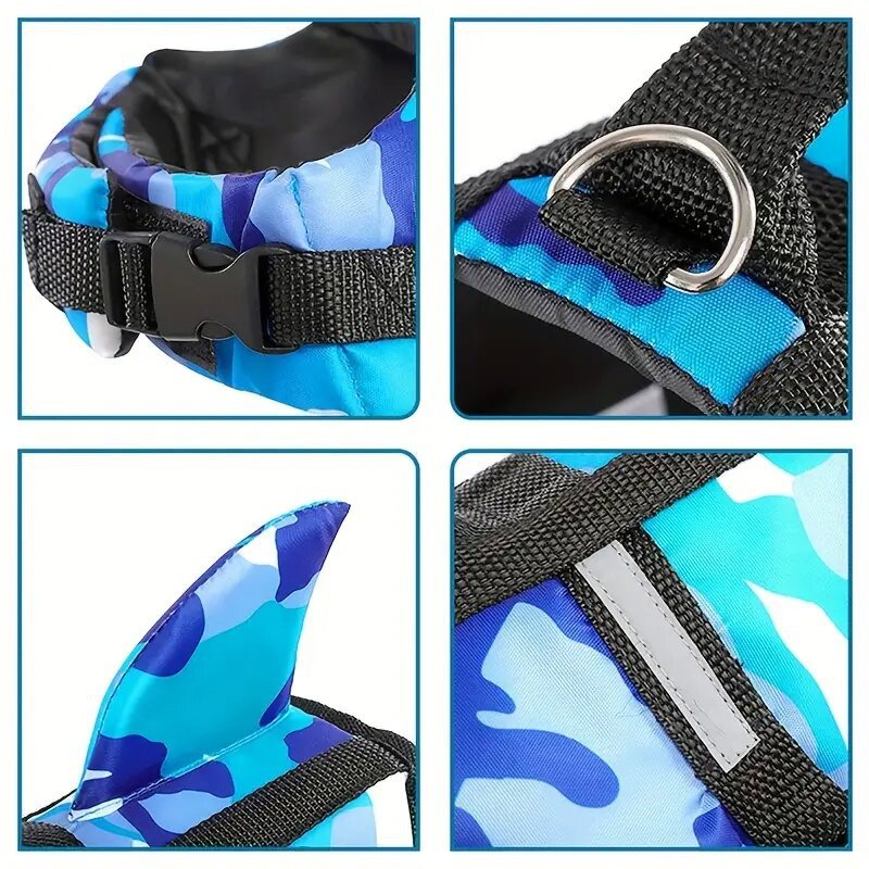 Gilet de sauvetage pour chien - Réglable, léger et haute flottabilité