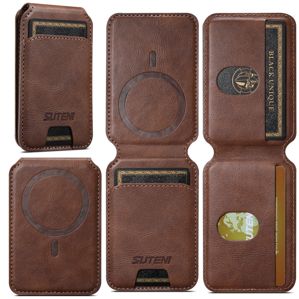 Porte-cartes magnétique pour smartphone – Compatible iPhone et Android
