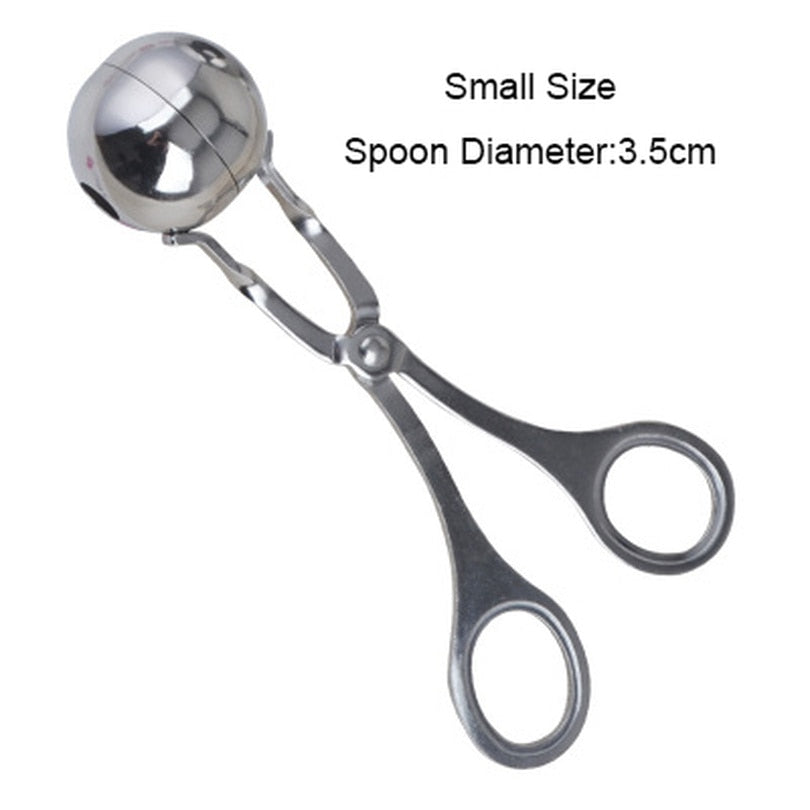 Convenient Kitchen Meatball Maker Stainless Steel Meatball Clip Fish Ball Rice Ball Making Mold Tool Kitchen Accessories