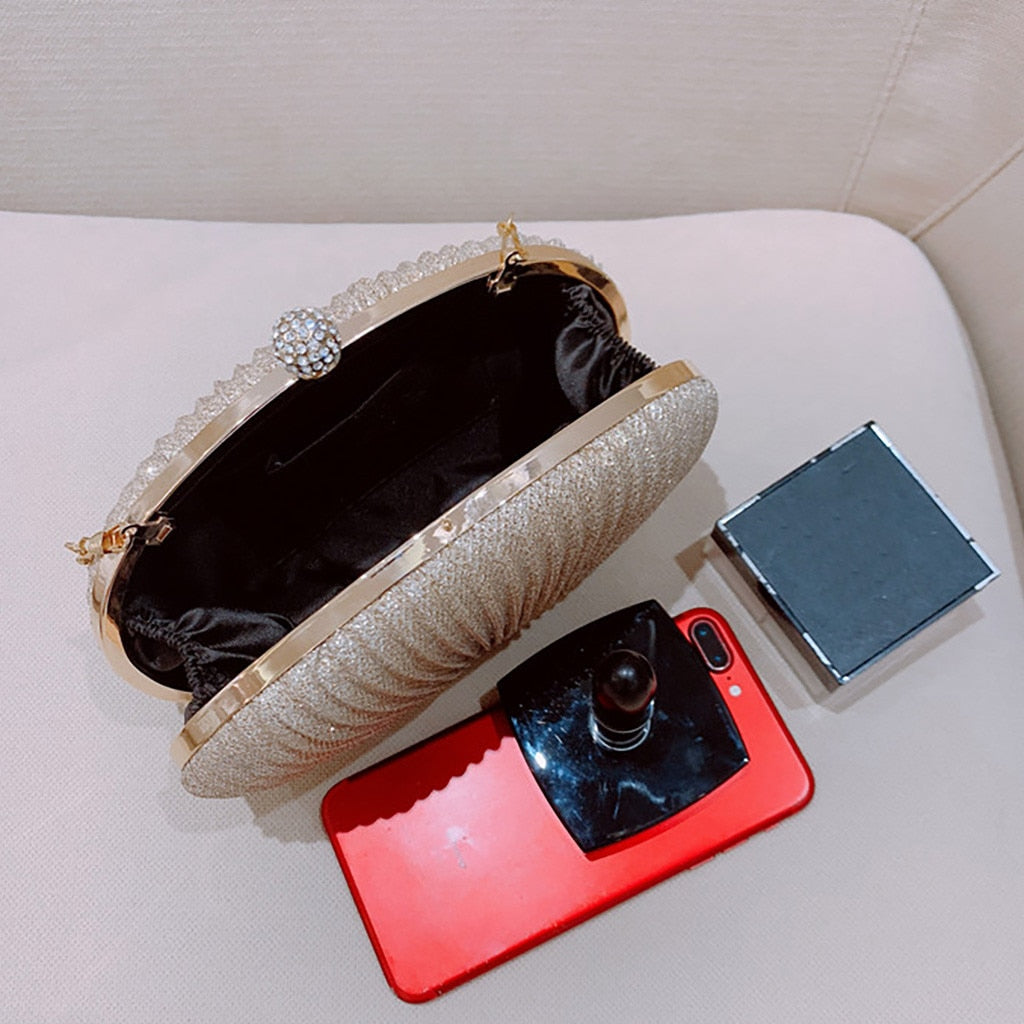 Sac de soirée femme élégant – Pochette rigide à bandoulière