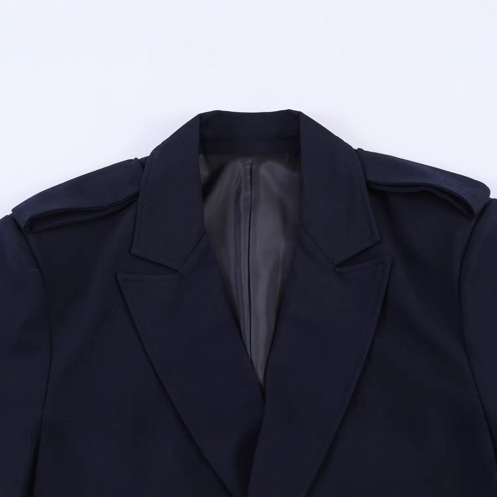 Women's Loose Blazer with Pockets