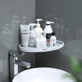 Étagère d’angle pour salle de bain à plusieurs niveaux – Rangement avec drainage