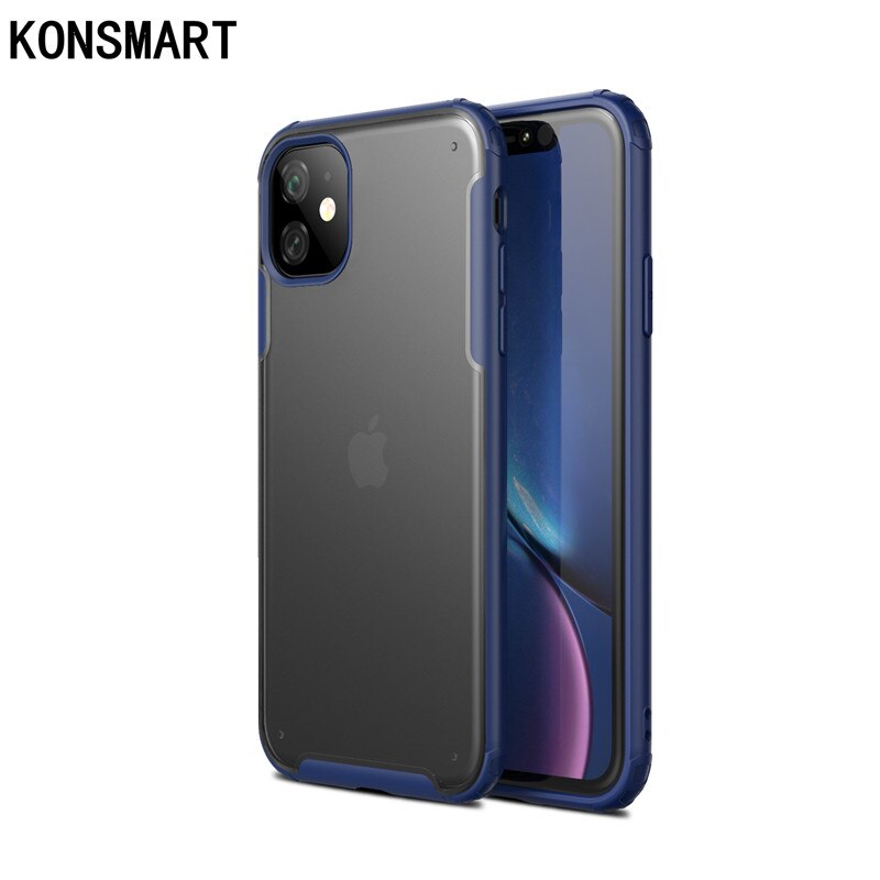 For iPhone 11 XS Max 11Pro XR X 8 7 Plus XS Luxury Matte Translucent  Silicone Phone Case Cover