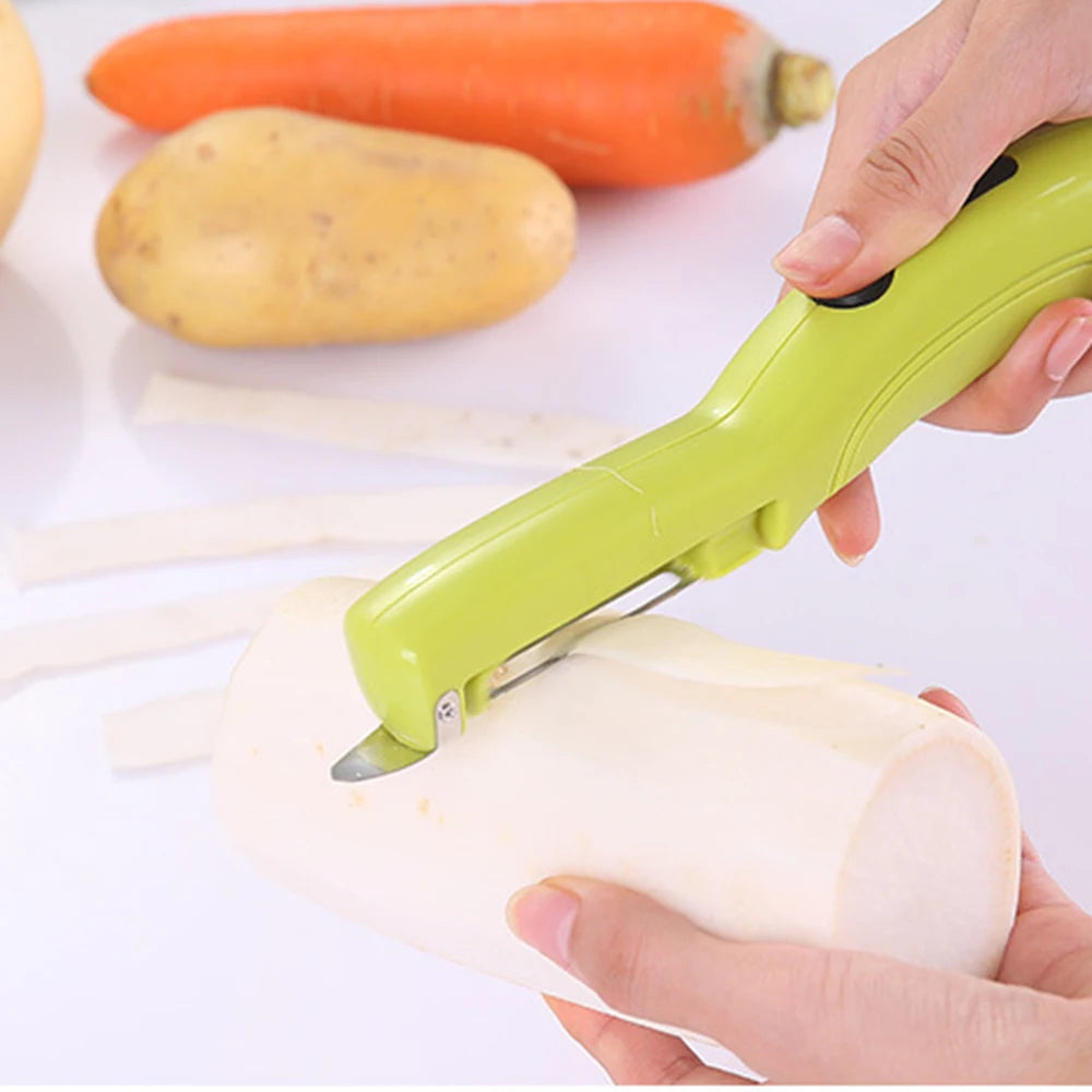 Éplucheur électrique pour fruits et légumes – Compact et pratique