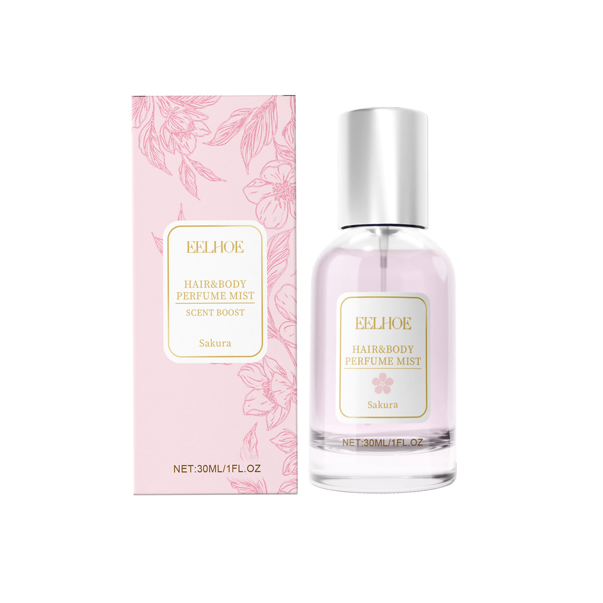 Cherry Blossom Body Hair Eau De Parfum Spray Elegant Fresh Dating Atmosphere Natural Niche Eau De Parfum Spray