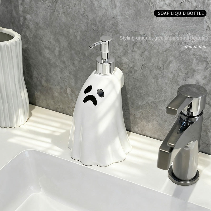 Distributeur de savon décoratif Fantôme en résine
